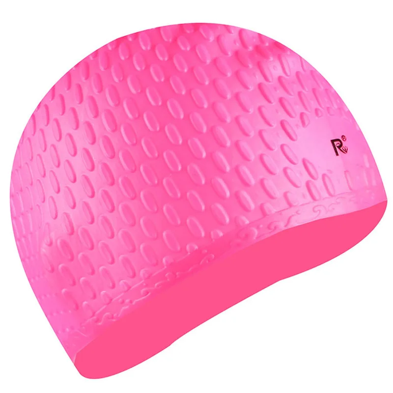 Special Price of  Swiss And Genuine Product Men's Women's for Kids Hot Springs Swimming Silicone Cap Water Droplet Ea