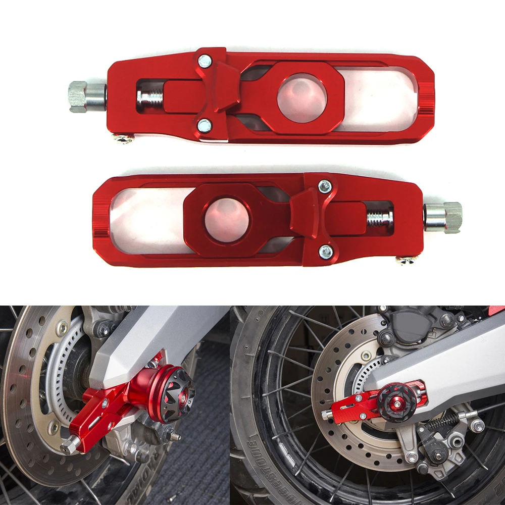 

For Honda X ADV 150 750 XADV150 XADV750 2017 2018 2019 Motorcycle CNC Aluminum Rear Axle Chain Adjusters Tensioners Catena Spool