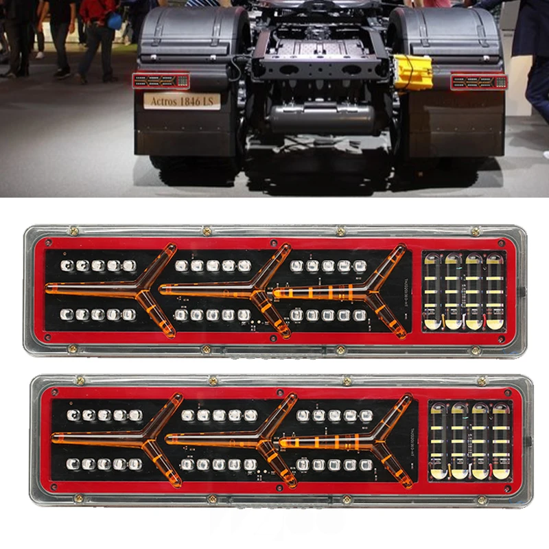 waterproof car truck led rear tail light warning lights rear lamp for lamborghini scania trailer caravans ute campers atv boats car light assembly aliexpress