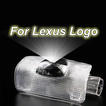 

2pcs For Lexus Logo Car Door Emblem Light For GX LS LX IS RX ES GS Laser Projector Warning Ghost Lamp Car Styling Accessories