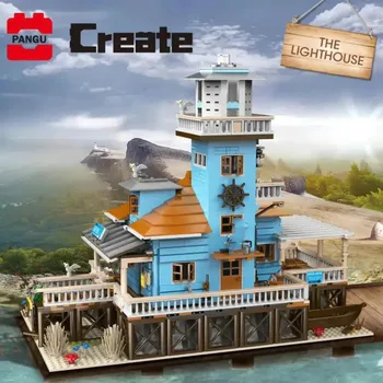 

In Stock Ug Pg City Street View Series The River Front Architecture Model Building Blocks Bricks Toys Christmas Gifts For Kids