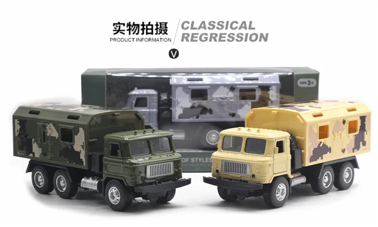 Классический военный грузовой автомобиль Dongfeng в стиле ретро, карма, 66 модель автомобиля, модель автомобиля из сплава, звуковая и игрушечный светильник