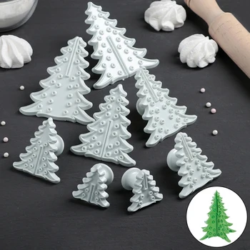 

Set of stamps for dough and marzipan "Herringbone", 8 pcs: d = 4/6 / 8.5 / 10 cm, h = 3.5 cm