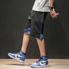 Повседневные Модные карго-шорты для мужчин, уличная одежда, мужские свободные хип-хоп шорты, мужские военные Короткие штаны плюс без пояса, спортивные штаны