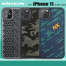 Nillkin для iPhone 11 Pro Max чехол 3D текстурированный нескользящий военный Камуфляжный отражающий чехол для телефона для iPhone 11 Pro