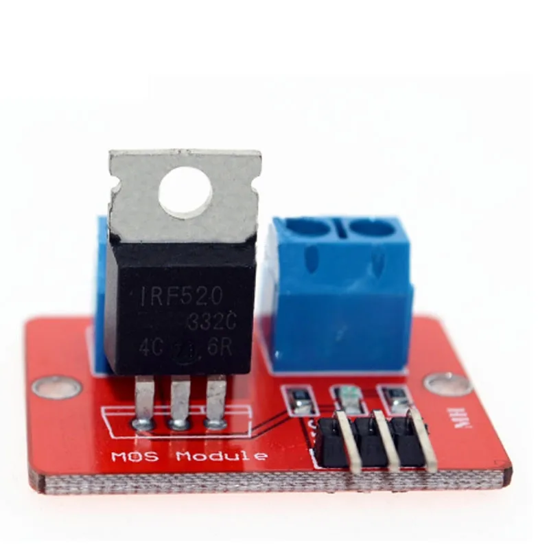 0-24V Top Mosfet Pulsante Irf520 Mos Modulo Driver Per Arduino Mcu Arm Raspberry Pi