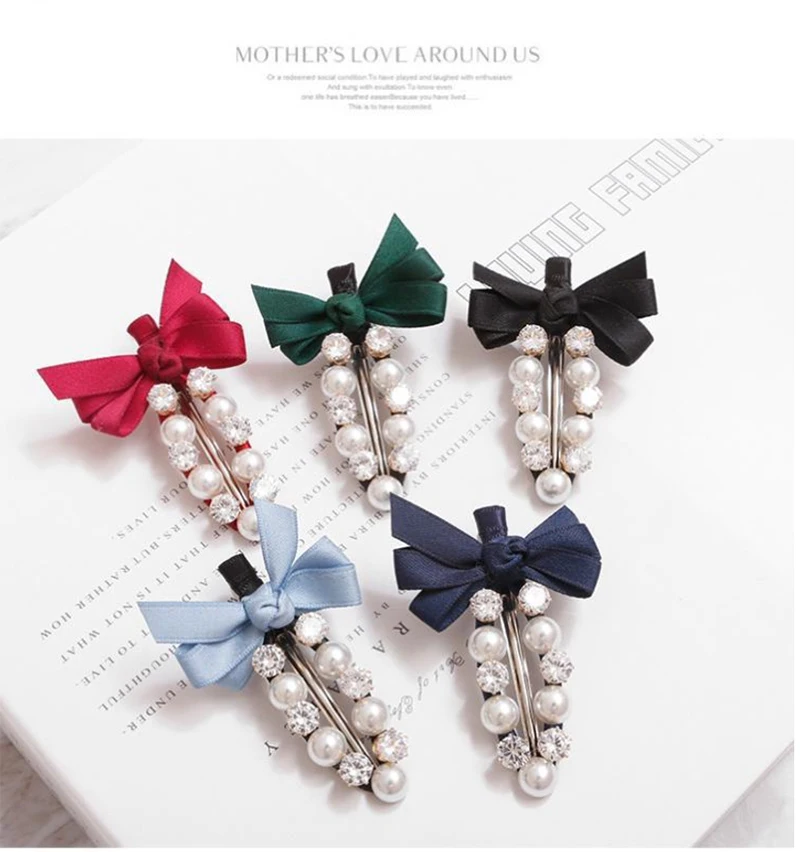 1 Pcs Pearl Metal Women Hair Clip Bobby Pin Barrette Hairpin Hair Accessories Beauty Styling Tools Dropshipping New Arrival Hot