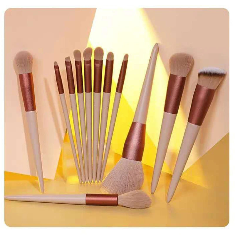 Makeup brush set Makeup brush 13PCS Makeup Brushes Set Fluffy Soft for Beauty Cosmetics Foundation Blush Eyeshadow Kabuki Blending