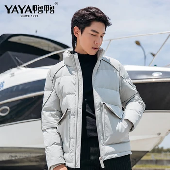 

YAYA White Duck Down Jacket Men Warm Men Winter Thick Men Jackets Down Coat