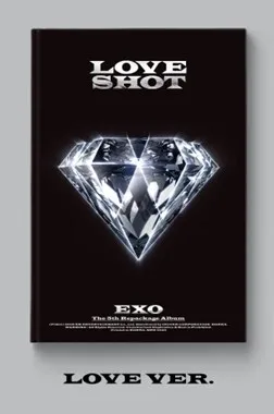 [MYKPOP]~ Официальный~ EXO: LOVE SHOT альбом CD+ случайная карта+ альбом Spine KPOP Fans коллекция SA19081103-LOVE Ver - Цвет: Love Ver.