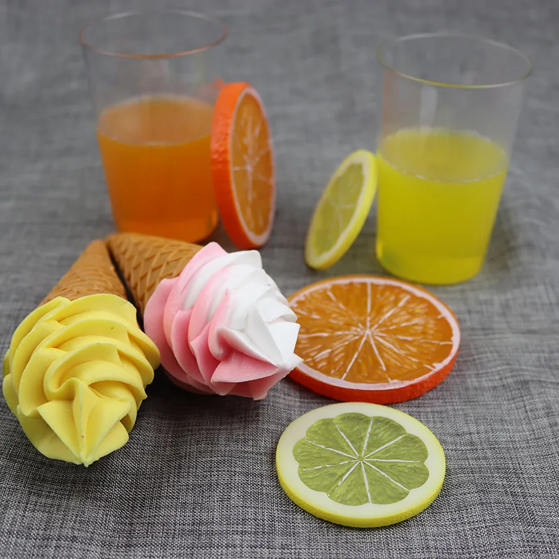 Simulated ice cream model fake ice cream cold food dessert photo props kids play toys Food Model Food Photography Props Kitchen Food Toys