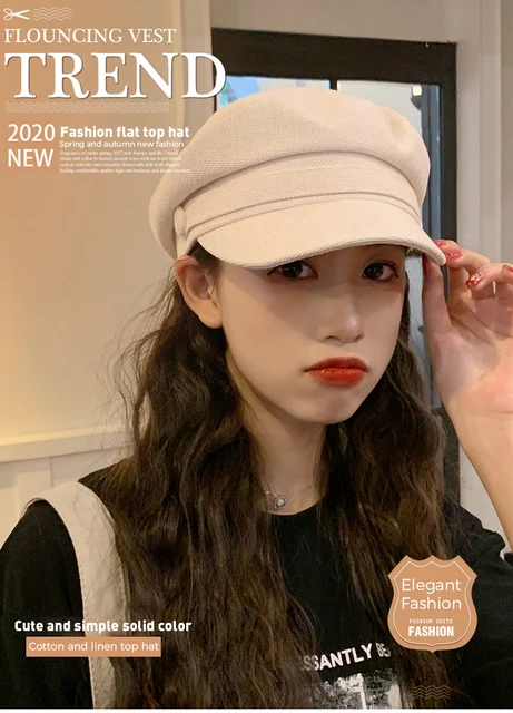 baker boy hat womens girls cabbie hat Newsboy Hats For Women Denim Cotton Newsboy Hat Baker Boy Beret