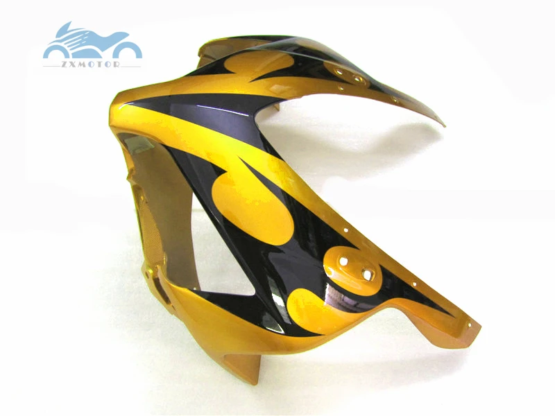 ABS пластик Инъекции обтекатель комплект Подходит для Honda CBR1000RR 2004 2005 CBR 1000RR 04 05 послепродажный обтекатель наборы золотой черный KR43