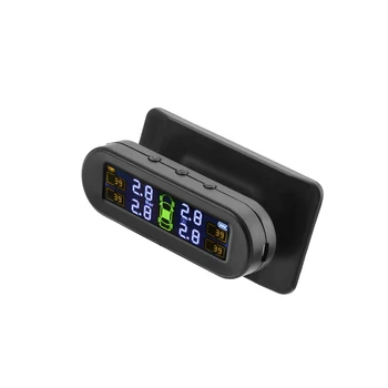 

Wireless Solar Tire Pressure Detection Internal External Color Screen (with language) Free Gadget