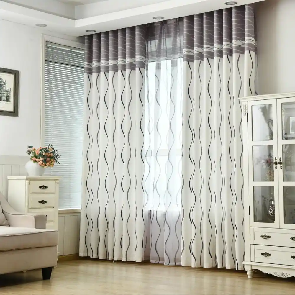 Grey Curtains For Living Room Bedroom Modern Striped Printed Classic Curtain Window Home Decoration Aliexpress,Unique Birthday Cake Designs For Men