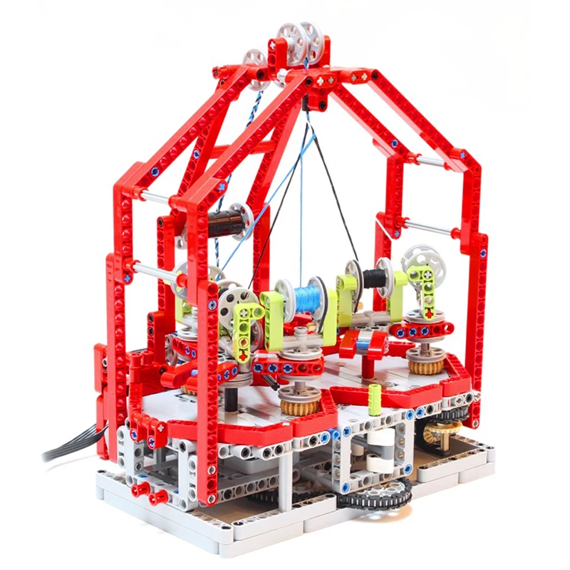 

Buildmoc Slide Blocks Compatible Lepiningly Fast Braiding Machine City Roof Particle Building Blocks Castle Brick Toys For Child