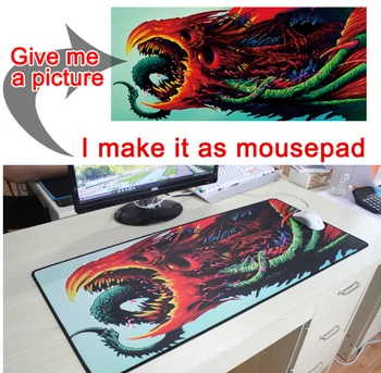 

Custom Large Game Mouse Pad high quality DIY picture with edge locking XL Thicken 3mm