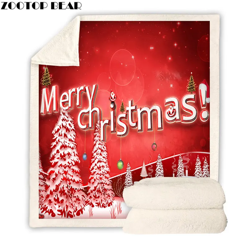 Счастливого Рождества пледы одеяло шерпа Флисовое одеяло подарок год Мода Аниме путешествия покрывало Популярные постельные принадлежности Прямая поставка - Цвет: BZKH3611