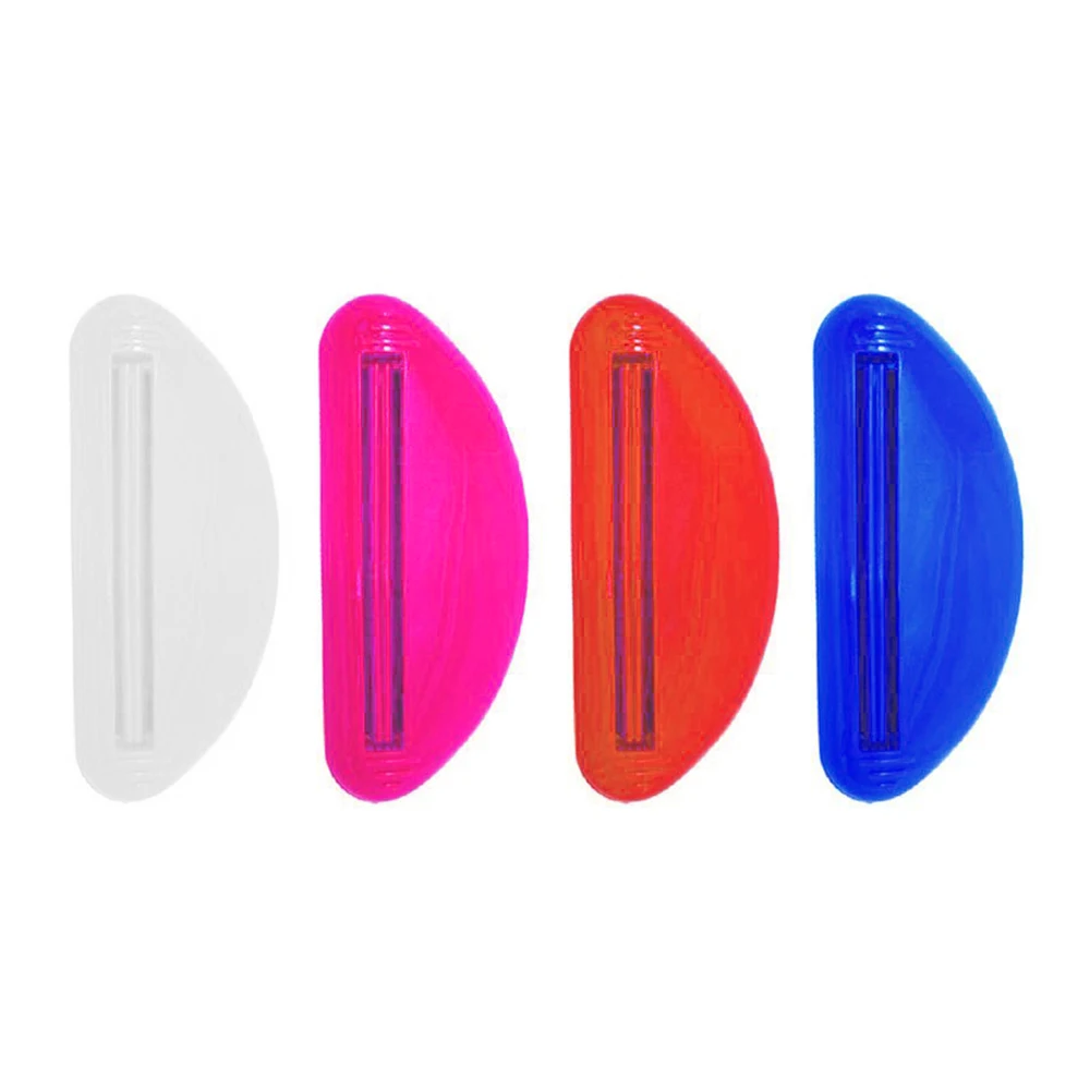 3pcs practical Toothpaste Dispenser Bathroom Home Tube Rolling Holder Squeezer Easy Cartoon bathroom accessories color random