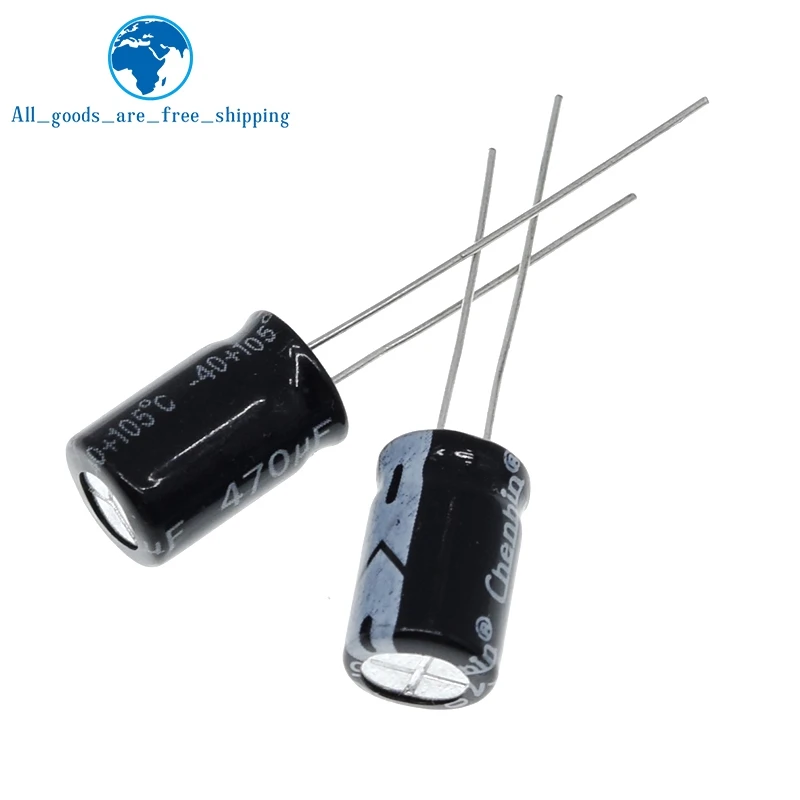 TZT 20/50PCS Hochwertiger 25V470UF 8*12mm 470UF 25V 8*12 Elektrolytkondensator – Detail 8