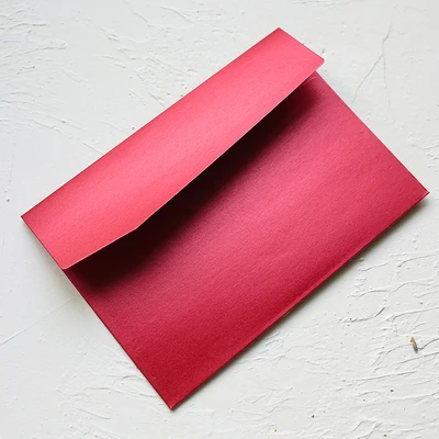 5 шт./лот B6 толстые металлические на ощупь Starlight литературные конверты#3 175 мм X 125 мм планировщик для скрапбукинга инструменты конверты для хранения - Цвет: red 5pcs