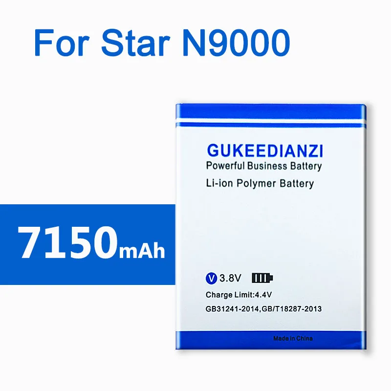 GUKEEDIANZI 2019 Новый N9000 7150 мАч Мобильный телефон Аккумулятор для Star Kingelon N9800