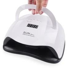 80 Вт УФ-лампа светодиодный светильник для ногтей с 42 бусинами Сушилка для ногтей Гель-лак для маникюра с автоматическим датчиком 4 таймера инструменты для ногтей