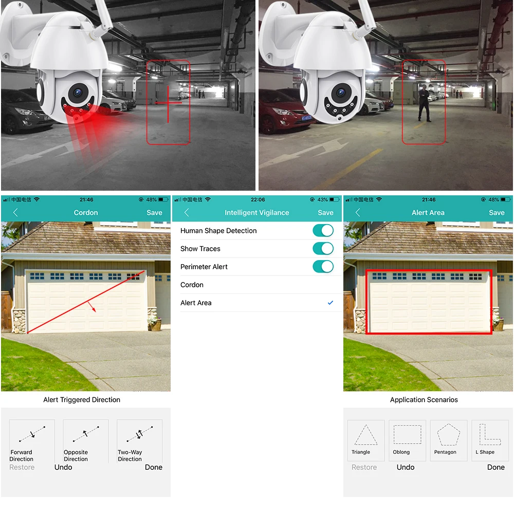 Wifi камера наружная PTZ IP камера H.265X 1080p скоростная купольная CCTV Камера Безопасности s IP камера wifi Внешняя 2MP IR домашняя съемка