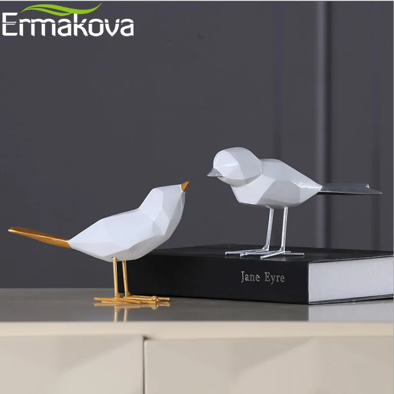 Современная Милая Статуэтка ERMAKOVA из смолы европейские украшения Геометрическая