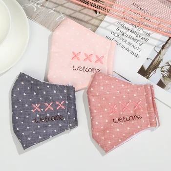 

Reusable PM2.5 Mouth Mask Cotton Anti Dust Mask Windproof Mouth-muffle Bacteria Proof Face Masks Care Washable Mask