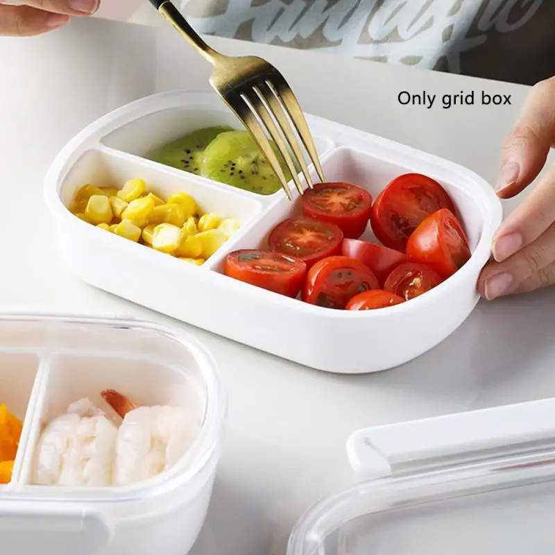 Bento Box с крышкой контейнер для ланча для путешествий для взрослых, для дома, для пикника, для микроволновки, безопасный герметичный школьный прямоугольный чехол, для офиса