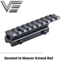 Vector Opitcs 3/8 ''11 мм ласточкин хвост до 7/8'' 21 мм Вивер Пикатинни Расширенная офсетная область адаптера крепление/См. Тип