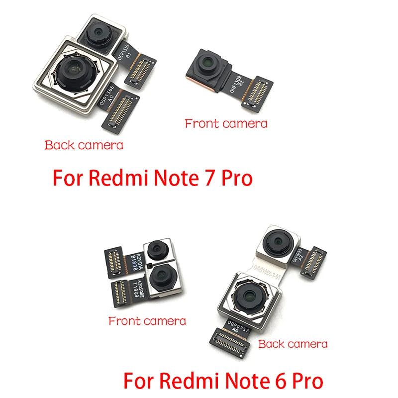Модуль для задней камеры+ запасная фронтальная камера для Xiaomi Redmi Note 6 7 Pro