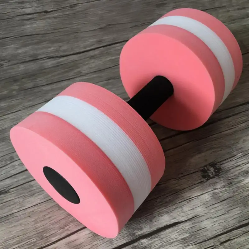 Water of EVA Yoga Water Weight Workout Training Aerobic Dumbbell Aerobics Dumbbell Aquatic Barbell Fitness Swimming Pool 1 Pcs