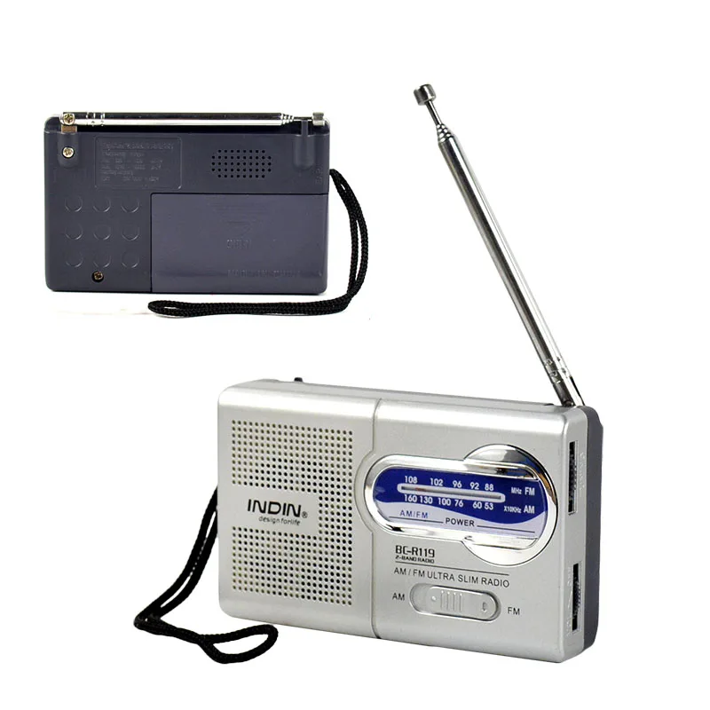 Цифровой радиоприемник AM FM Speaker s телескопическая антенна портативный