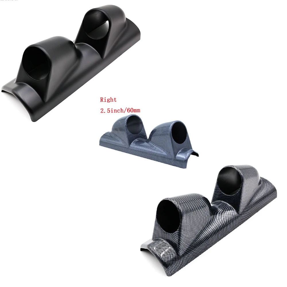 

60MM Universal Auto Modified Instrument left/Right Hand Drive Meter Rack, Car Gauge Holder for 2.5-Inch Double