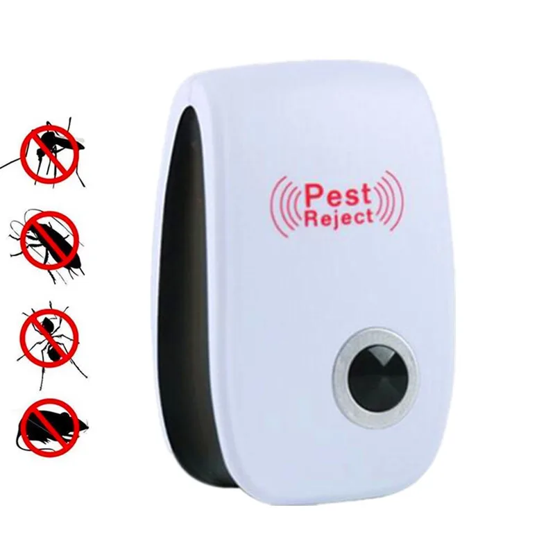 Dispositivo ahuyentador de plagas para el hogar, dispositivo ahuyentador de plagas para cucarachas, mosquitos, arañas, 1 ud.