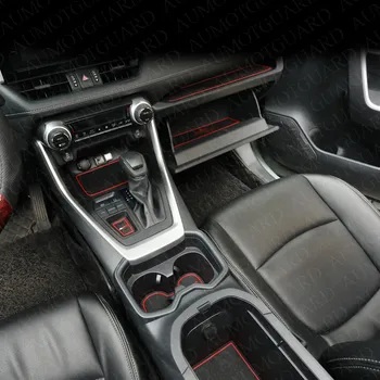 

For Toyota RAV4 2020 Door Slot Mat Interior Storage Box Mat Water Coaster Decoration Car Accessories 14pcs
