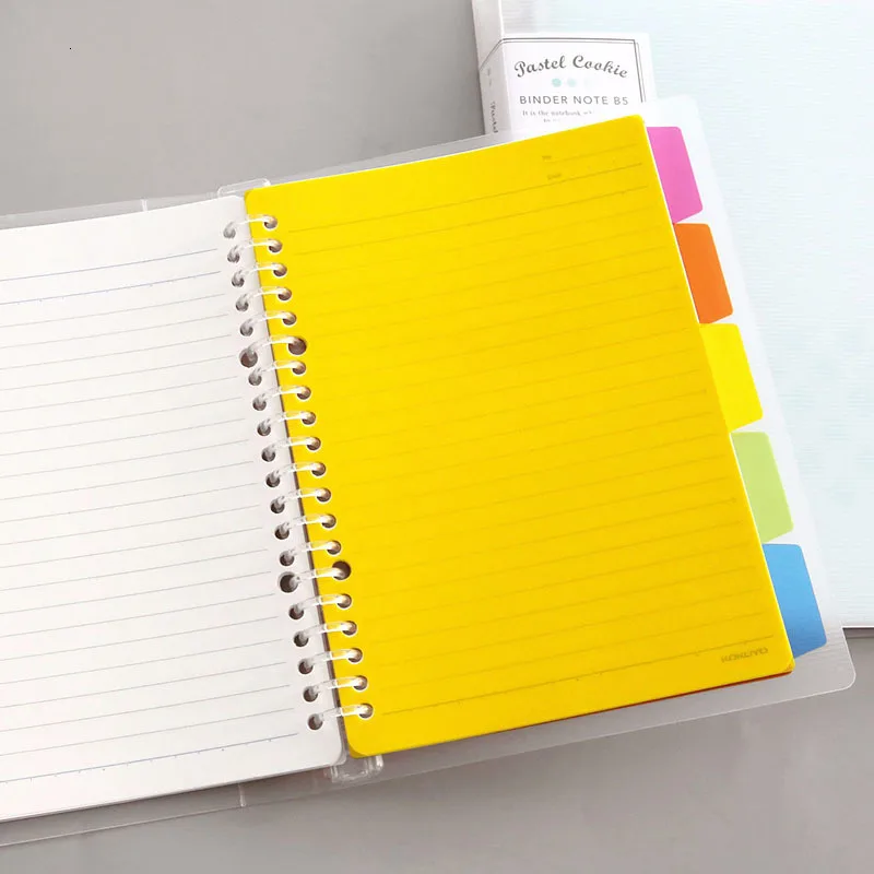 Япония KOKUYO Macaron Note Book, свободный лист, внутреннее ядро A5 B5, записная книжка, дневник, план, офисные школьные принадлежности, кольцо, связывающее пулю, журнал