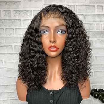 

Jet Black Loose Deep 13X6 Lace Front Human Hair Wig 180 % Closure Wig Natural Hairline Glueless Wig With Baby Hair For Women
