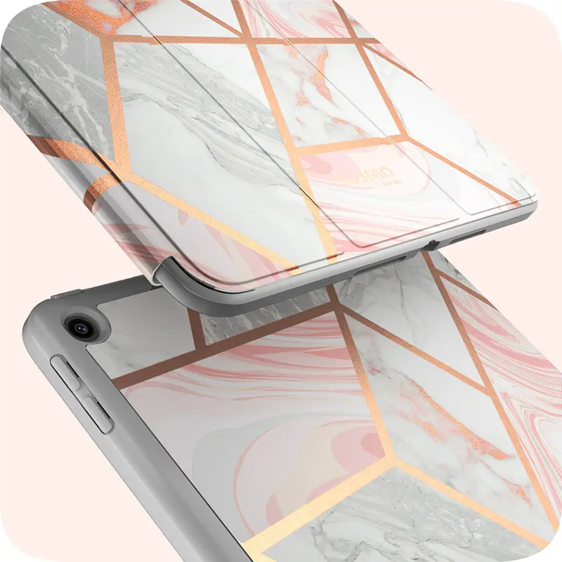 Для iPad 10,2 чехол() i-Blason Cosmo Trifold Stand смарт-чехол с функцией автоматического сна/пробуждения и карандашом, встроенная защита экрана