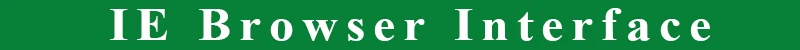 IE INTERFACE