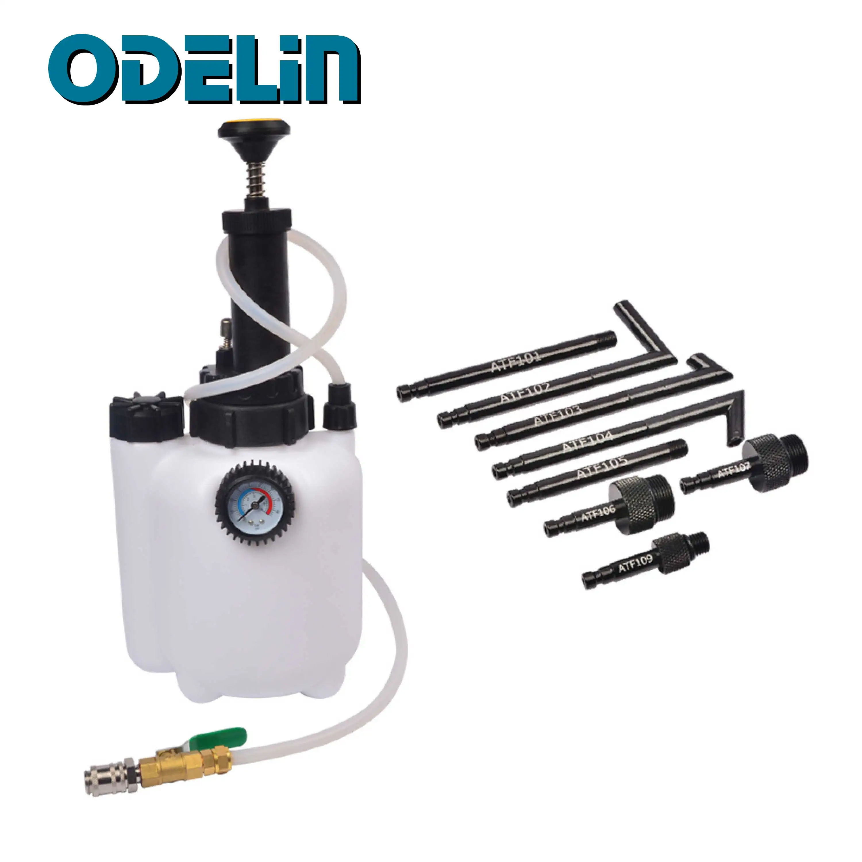 3L Transmission Oil Change Transmission Fill Pump System Manual ATF Filler System with Adapters