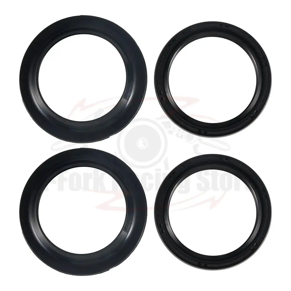 Motorcycle Fork Oil Seals 2PCS and Dust Seals 2 PCS For SUZUKI GSF600