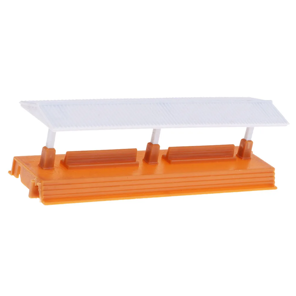 HO Scale Passenger Station Platform Train Building Diorama Scenic Diorama