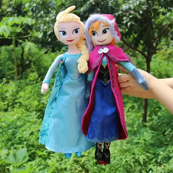 Disney Frozen 40cm 30cm Plush Doll Toys Cute Girls Toys Princess Anna& Elsa Doll Girl Birthday Gifts Pelucia Boneca Juguetes 1