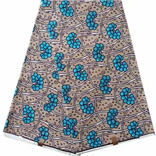 Африканская ткань Анкара ткань, Африканский Воск Принты Ткань 6 ярдов хлопок ткань для пэчворка Африканский батик Печатный воск JSX-A31