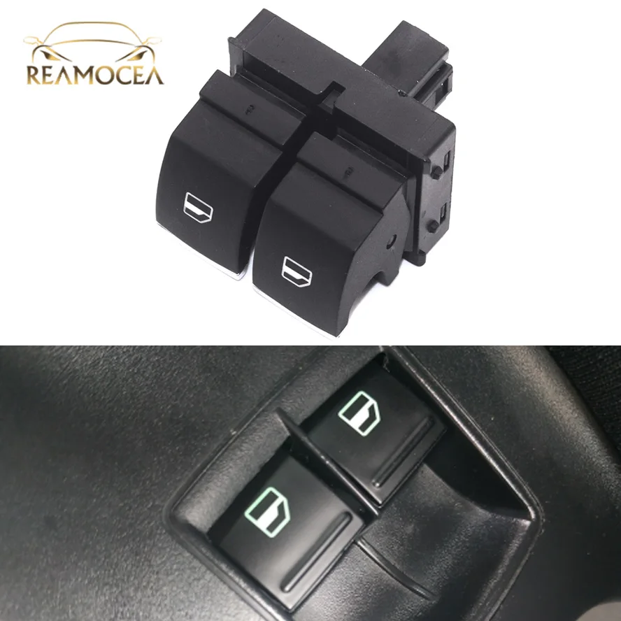 Reamocea 5K3959857 New Front Driver Side Electric Power Window Switch Fit for VW Volkswagen Golf GTI Rabbit Eos Passat B6 2013 | Автомобили