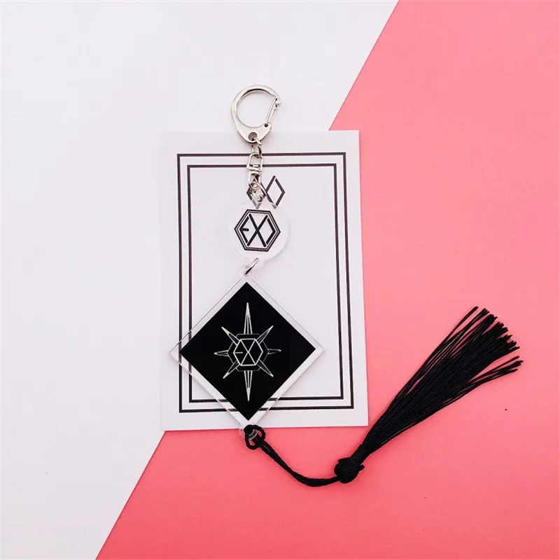 Производим X1 NCT SEVENTEEN GOT7 BlackPink EXO кисточкой брелок-подвеска брелок Lullayb вы делаете мой день S. COUPS BAMBAM JACKSON J598