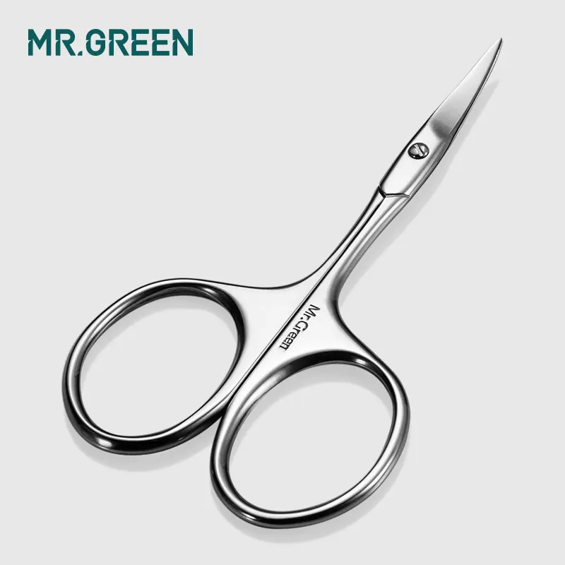 Eyebrow Trimmer Set Eyebrow Trimmer Eyebrow Scissors Stainless Steel Scissors Hair Remover Eyebrow Trimmer Blade Facial Dissection Scissors MR.GREEN Manicure Precision Professional Stainless Steel Eyebrow Eyelash Hair Remover Trimme Tool Eyebrow Scissors Curved Blad